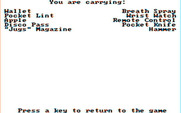 Leisure Suit Larry in the Land of the Lounge Lizards for IBM PC/Compatibles - No wine in my inventory...