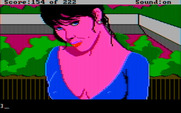 Leisure Suit Larry in the Land of the Lounge Lizards for IBM PC/Compatibles - Closeup view of Faith...