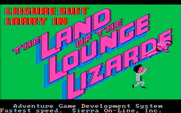 Leisure Suit Larry in the Land of the Lounge Lizards for IBM PC/Compatibles - Title screen.