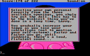 Leisure Suit Larry in the Land of the Lounge Lizards for IBM PC/Compatibles - Here's one action you can take...