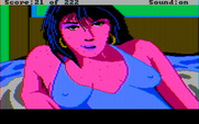 Leisure Suit Larry in the Land of the Lounge Lizards for IBM PC/Compatibles - A closeup view...