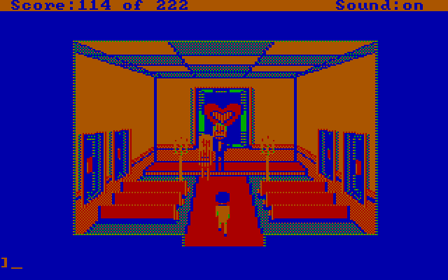 Leisure Suit Larry in the Land of the Lounge Lizards IBM PC/Compatibles Screenshot: Larry, about to get married!