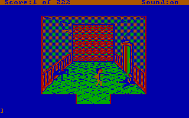 Leisure Suit Larry in the Land of the Lounge Lizards IBM PC/Compatibles Screenshot: Back room of the bar...