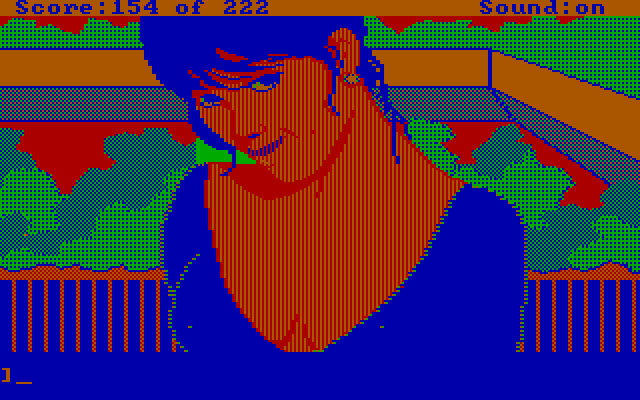 Leisure Suit Larry in the Land of the Lounge Lizards IBM PC/Compatibles Screenshot: Closeup view of Faith...