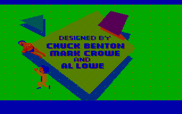 Leisure Suit Larry in the Land of the Lounge Lizards IBM PC/Compatibles Screenshot: One of many of the credits opening screens.