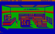 Leisure Suit Larry in the Land of the Lounge Lizards for IBM PC/Compatibles - Picking up a few items at the Quiki-Mart...