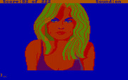Leisure Suit Larry in the Land of the Lounge Lizards for IBM PC/Compatibles - When you first meet Fawn she can be grumpy with you.
