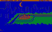 Leisure Suit Larry in the Land of the Lounge Lizards for IBM PC/Compatibles - Joining a mysterious woman in a hot tub...