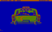 Leisure Suit Larry in the Land of the Lounge Lizards for IBM PC/Compatibles - Taking a cab to my next destination...