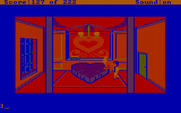 Leisure Suit Larry in the Land of the Lounge Lizards for IBM PC/Compatibles - The honeymoon suite with Fawn...