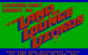 Leisure Suit Larry in the Land of the Lounge Lizards for IBM PC/Compatibles - Title screen.