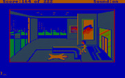 Leisure Suit Larry in the Land of the Lounge Lizards for IBM PC/Compatibles - Entrance to the penthouse...