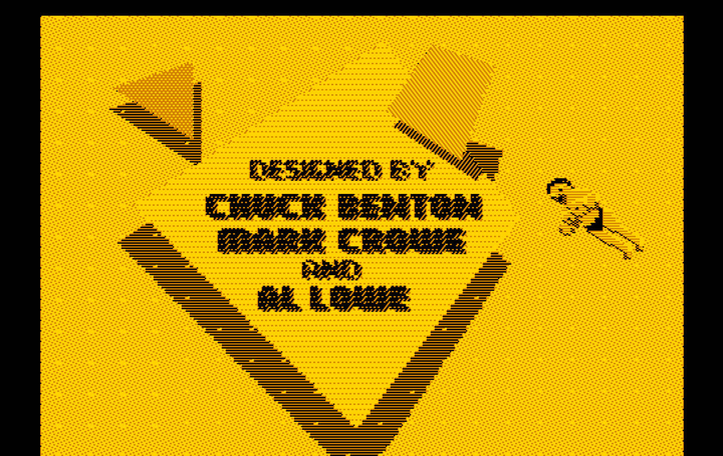 Leisure Suit Larry in the Land of the Lounge Lizards IBM PC/Compatibles Screenshot: One of several game credit screens.