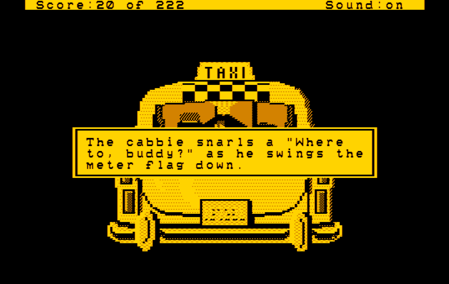 Leisure Suit Larry in the Land of the Lounge Lizards IBM PC/Compatibles Screenshot: Where too?