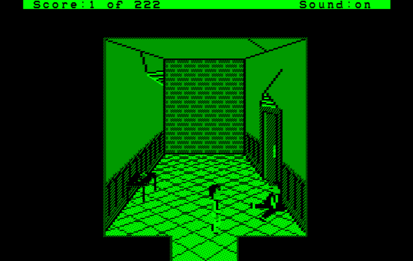 Leisure Suit Larry in the Land of the Lounge Lizards IBM PC/Compatibles Screenshot: Back of the bar...
