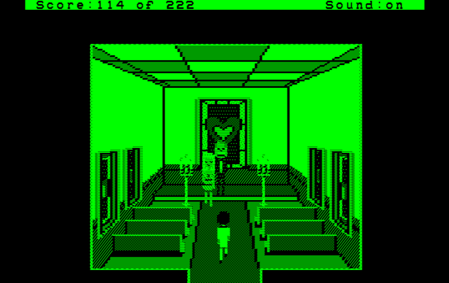 Leisure Suit Larry in the Land of the Lounge Lizards IBM PC/Compatibles Screenshot: Getting married!