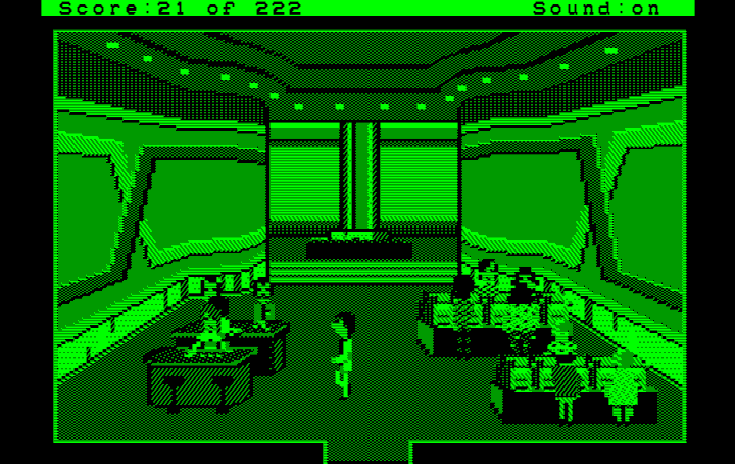 Leisure Suit Larry in the Land of the Lounge Lizards IBM PC/Compatibles Screenshot: Inside the casino...