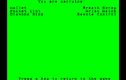 Leisure Suit Larry in the Land of the Lounge Lizards for IBM PC/Compatibles - Inventory screen.