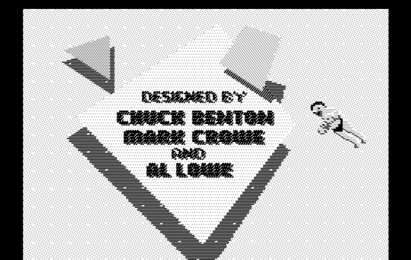 Leisure Suit Larry in the Land of the Lounge Lizards IBM PC/Compatibles Screenshot: One of several game credit screens.
