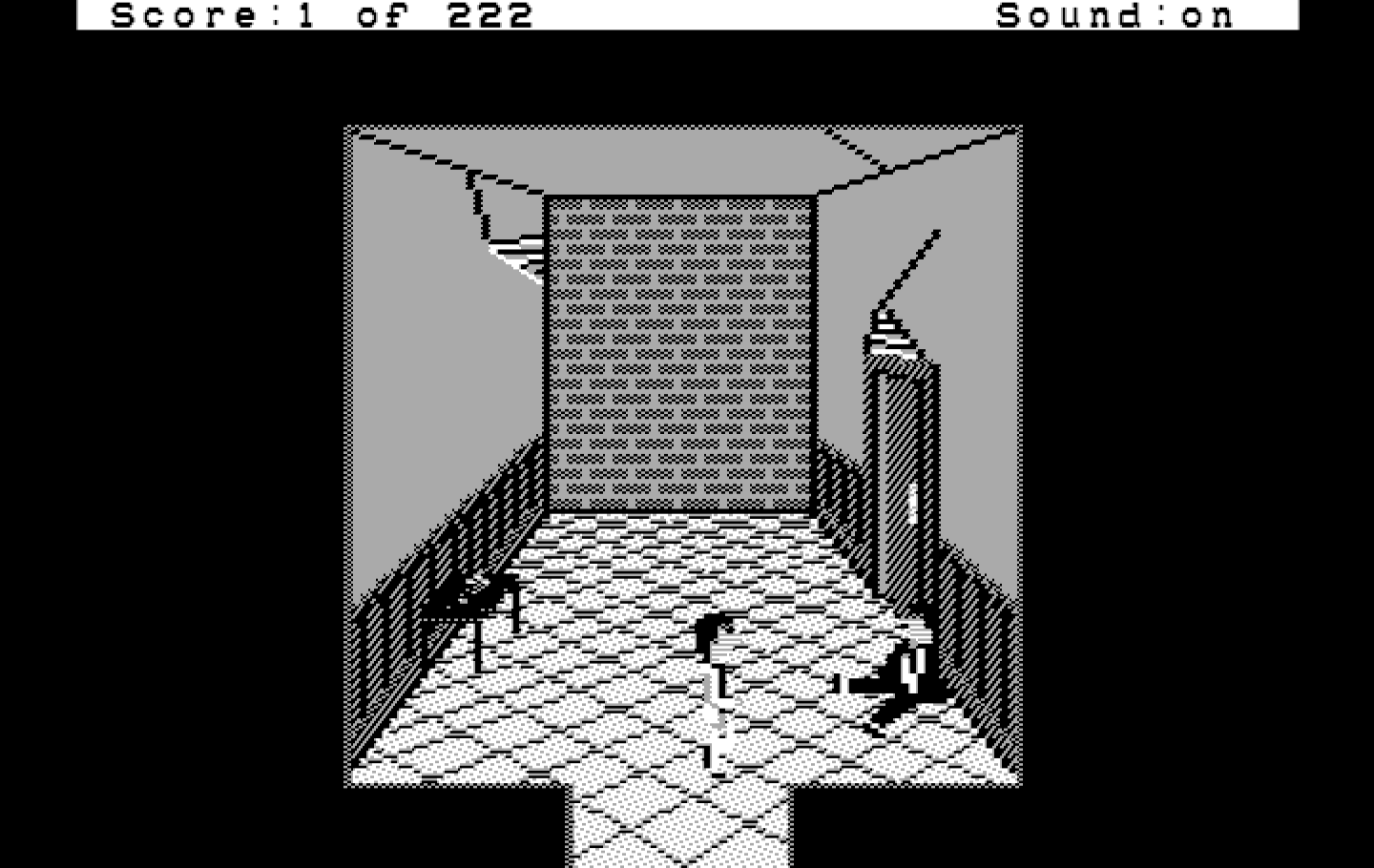 Leisure Suit Larry in the Land of the Lounge Lizards IBM PC/Compatibles Screenshot: Back of the bar...