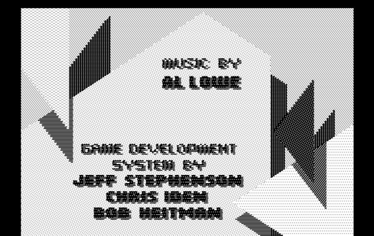 Leisure Suit Larry in the Land of the Lounge Lizards IBM PC/Compatibles Screenshot: Credits continued...