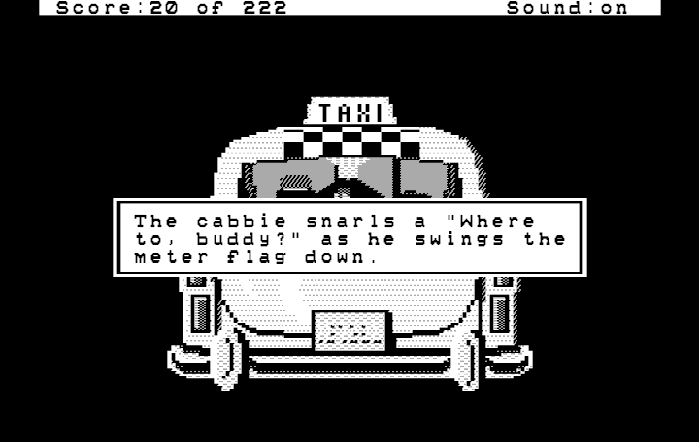 Leisure Suit Larry in the Land of the Lounge Lizards IBM PC/Compatibles Screenshot: Where too?