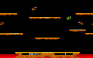 Joust VGA for IBM PC/Compatibles - A game in progress..
