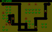 Digger for IBM PC/Compatibles - Collecting diamonds.