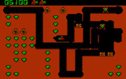 Digger for IBM PC/Compatibles - Each level features a different layout.