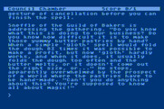 Spellbreaker for Atari 8-bit - What's this? You should know about magic!