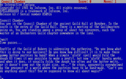 Spellbreaker for IBM PC/Compatibles - Start of the game.