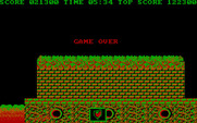 Ghosts 'N Goblins for IBM PC/Compatibles - Game over.