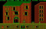 Ghosts 'N Goblins for IBM PC/Compatibles - Travelling through a ghostly town.