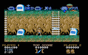 Ghosts 'N Goblins for Atari ST - Watch out for attacks from above!