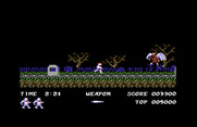 Ghosts 'N Goblins for Commodore 64 - Be careful, this demon is quick!