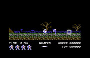 Ghosts 'N Goblins for Commodore 64 - Game start.
