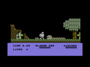 Ghosts 'N Goblins for Commodore 16 & Plus/4 - Game start.
