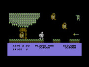 Ghosts 'N Goblins for Commodore 16 & Plus/4 - Don't fall in the holes!