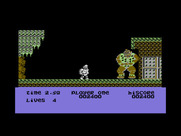 Ghosts 'N Goblins for Commodore 16 & Plus/4 - The first end of level boss.