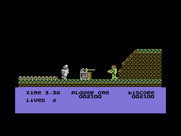 Ghosts 'N Goblins for Commodore 16 & Plus/4 - Zombies pop up everywhere!