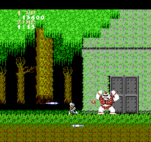 Ghosts 'N Goblins NES / Famicom Screenshot: An end of level boss!