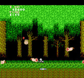 Ghosts 'N Goblins for NES / Famicom - They got me! I turned into a skeleton...