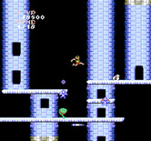 Ghosts 'N Goblins for NES / Famicom - Jumping over a gap...