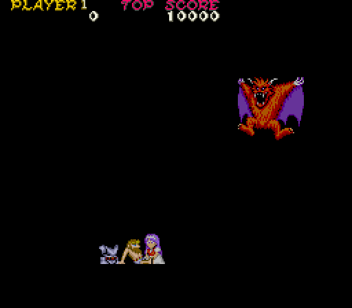 Ghosts 'N Goblins Arcade Screenshot: Game introduction.