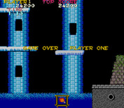 Ghosts 'N Goblins for Arcade - Game over.