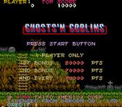 Ghosts 'N Goblins for Arcade - Push start button to begin.