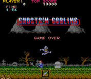 Ghosts 'N Goblins for Arcade - Game attract mode.