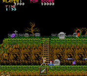 Ghosts 'N Goblins for Arcade - Zombies appear from everywhere!