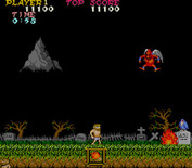 Ghosts 'N Goblins for Arcade - It's a demon attacking!