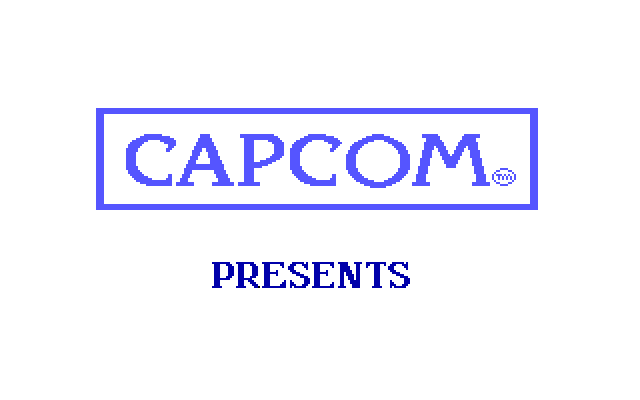 Ghosts 'N Goblins IBM PC/Compatibles Screenshot: Capcom logo.